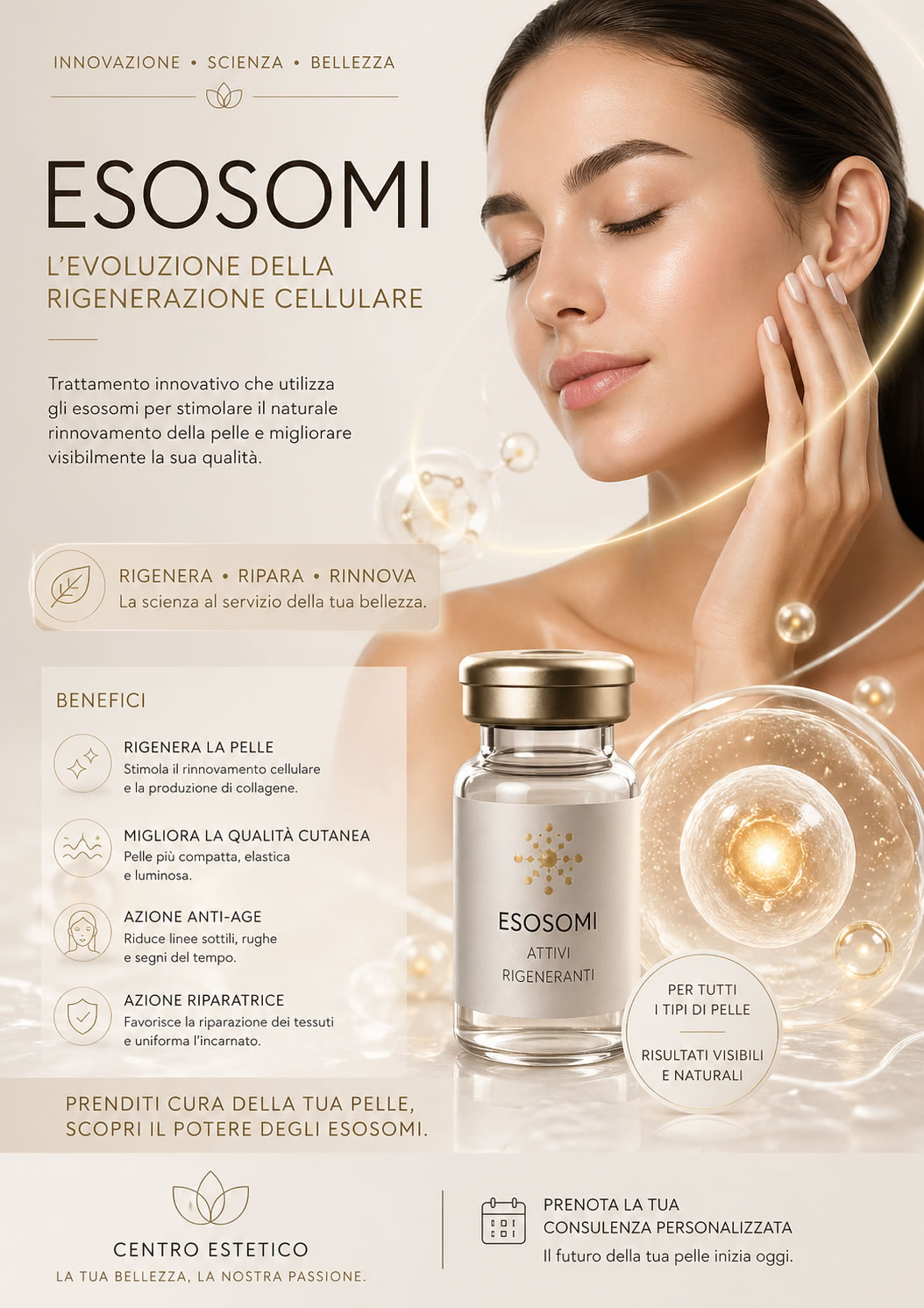 Trattamenti viso Guidonia - Esosomi per migliorare luminosità ed elasticità della pelle